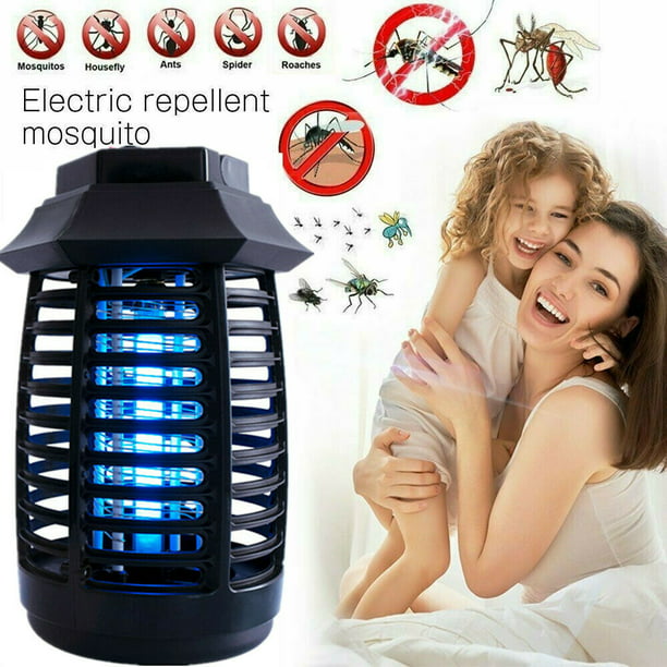 Electric Insect Killer Mosquito Fly Pest Bug Zapper LED Lamp Night Catcher O2Q9 